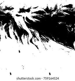 Grunge background of black and white. Abstract vector texture. Monochrome pattern
