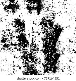 Grunge background of black and white. Abstract vector texture. Monochrome pattern