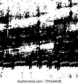 Grunge background of black and white. Abstract vector texture. Monochrome pattern