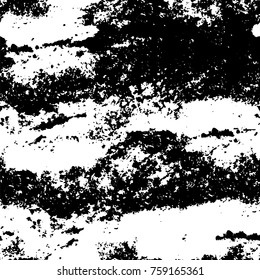 Grunge background of black and white. Abstract vector texture. Monochrome pattern