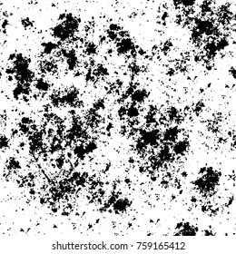 Grunge background of black and white. Abstract vector texture. Monochrome pattern