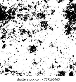Grunge background of black and white. Abstract vector texture. Monochrome pattern