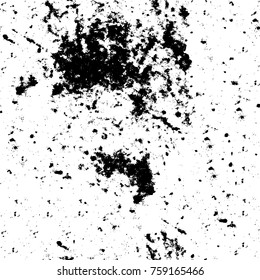 Grunge background of black and white. Abstract vector texture. Monochrome pattern