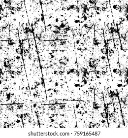 Grunge background of black and white. Abstract vector texture. Monochrome pattern