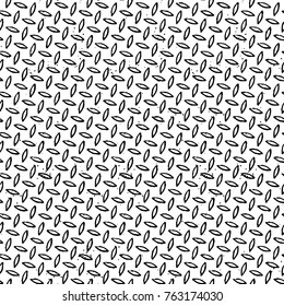 Grunge background of black and white. Abstract vector texture. Monochrome seamless pattern