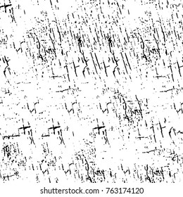 Grunge background of black and white. Abstract vector texture. Monochrome seamless pattern