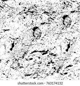 Grunge background of black and white. Abstract vector texture. Monochrome seamless pattern