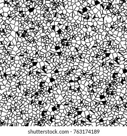 Grunge background of black and white. Abstract vector texture. Monochrome seamless pattern