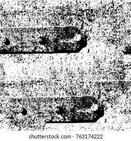 Grunge background of black and white. Abstract vector texture. Monochrome seamless pattern