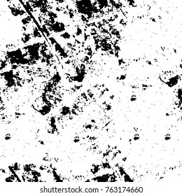 Grunge background of black and white. Abstract vector texture. Monochrome seamless pattern