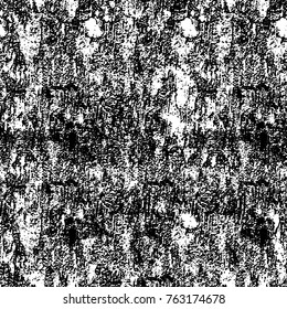 Grunge background of black and white. Abstract vector texture. Monochrome seamless pattern
