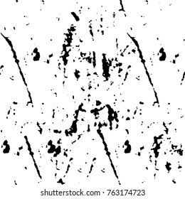 Grunge background of black and white. Abstract vector texture. Monochrome seamless pattern