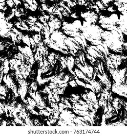 Grunge background of black and white. Abstract vector texture. Monochrome seamless pattern