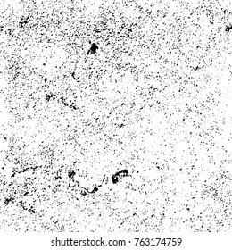 Grunge background of black and white. Abstract vector texture. Monochrome seamless pattern