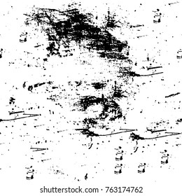 Grunge background of black and white. Abstract vector texture. Monochrome seamless pattern