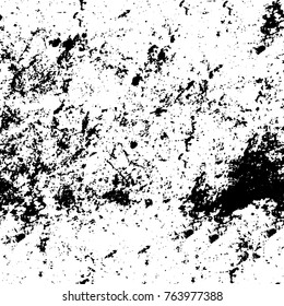Grunge background of black and white. Abstract vector texture. Monochrome seamless pattern