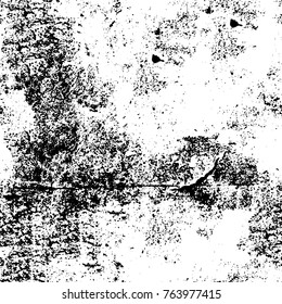 Grunge background of black and white. Abstract vector texture. Monochrome seamless pattern