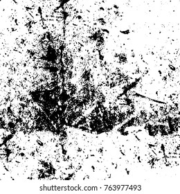 Grunge background of black and white. Abstract vector texture. Monochrome seamless pattern