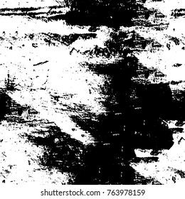 Grunge background of black and white. Abstract vector texture. Monochrome seamless pattern