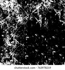 Grunge background of black and white. Abstract vector texture. Monochrome seamless pattern