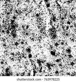Grunge background of black and white. Abstract vector texture. Monochrome seamless pattern