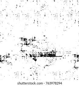 Grunge background of black and white. Abstract vector texture. Monochrome seamless pattern
