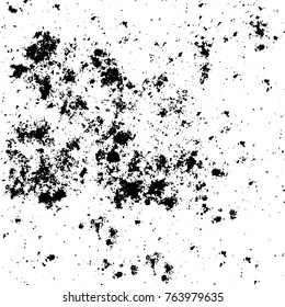 Grunge background of black and white. Abstract vector texture. Monochrome seamless pattern