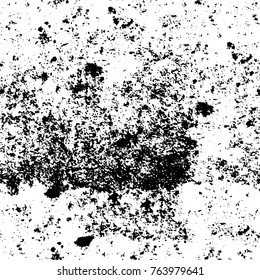 Grunge background of black and white. Abstract vector texture. Monochrome seamless pattern