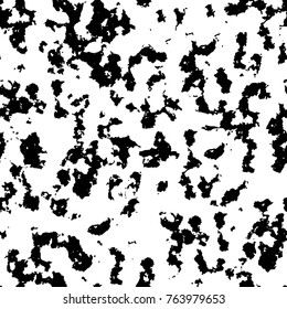 Grunge background of black and white. Abstract vector texture. Monochrome seamless pattern