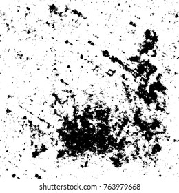 Grunge background of black and white. Abstract vector texture. Monochrome seamless pattern