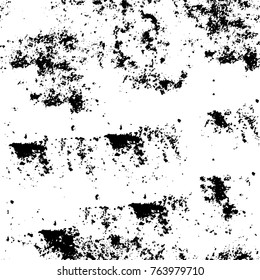 Grunge background of black and white. Abstract vector texture. Monochrome seamless pattern