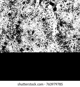 Grunge background of black and white. Abstract vector texture. Monochrome seamless pattern