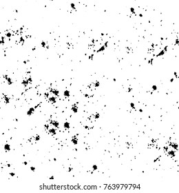 Grunge background of black and white. Abstract vector texture. Monochrome seamless pattern