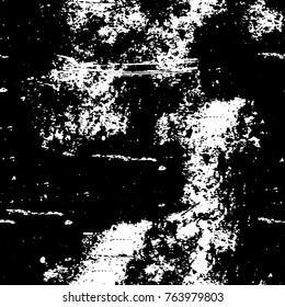 Grunge background of black and white. Abstract vector texture. Monochrome seamless pattern