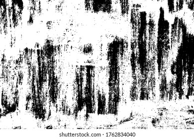 Grunge background black and white. Dark texture dirty. Rust effect. Distressed overlay texture of cracked. Halftone vector illustration, Eps 10.