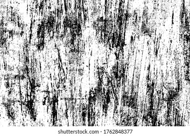 Fondo negro y blanco. La textura oscura está sucia. Efecto oxidación. Textura superpuesta angustiada de rajaduras. Ilustración vectorial de semitono, Eps 10.