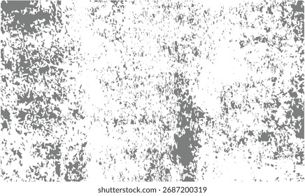 Fundo grunge de preto e branco. Textura de sobreposição angustiada. Ilustração de vetor.