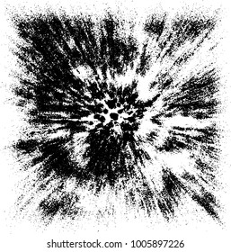 Grunge background of black and white. Monochrome vector texture