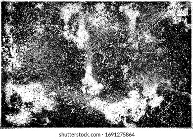 Grunge background black and white. Monochrome vintage texture