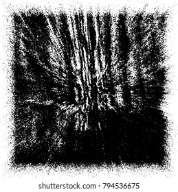 Grunge background of black and white. Monochrome vector texture