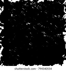 Grunge background of black and white. Monochrome vector texture