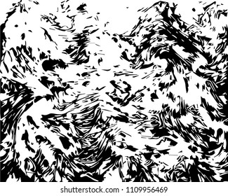 
Grunge background. Black and white template texture. Dark dirty dust, pattern. It's easy to create abstract dotted, scratched, vintage effect with noise.