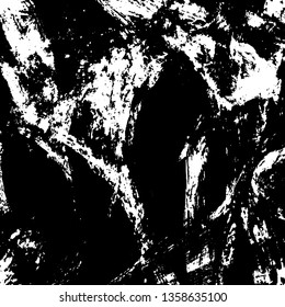 Grunge background black and white. Texture of destruction and scratches. The abstract surface is worn. Vintage pattern of chips and scuffs. Vintage old place