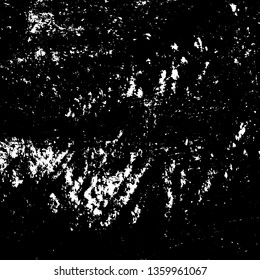 Grunge background black and white. Texture of destruction and scratches. The abstract surface is worn. Vintage pattern of chips and scuffs. Vintage old place