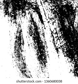 Grunge background black and white. Texture of destruction and scratches. The abstract surface is worn. Vintage pattern of chips and scuffs. Vintage old place