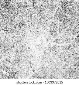 Grunge background black and white. Texture of scratches, chips, scuffs, cracks. Old vintage worn surface