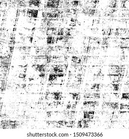 Grunge background black and white. Texture of scratches, chips, scuffs, cracks. Old vintage worn surface