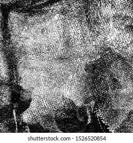 Grunge background black and white. Texture of scratches, chips, cracks, dirt. Abstract monochrome surface. Dirty worn-out surface