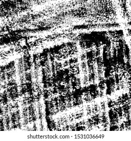 Grunge background black and white. Texture of scratches, chips, cracks, dirt. Abstract monochrome surface. Dirty worn-out surface