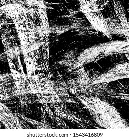 Grunge background black and white. Texture of scratches, chips, cracks, dirt. Abstract monochrome surface. Dirty worn-out surface